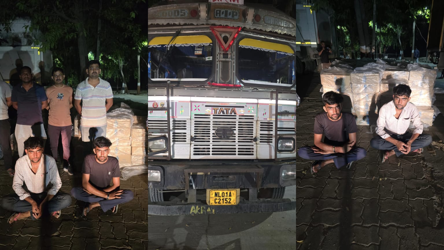 બારડોલી હાઈવે પરથી 38.59 લાખનો વિદેશી દારૂ ઝડપાયો